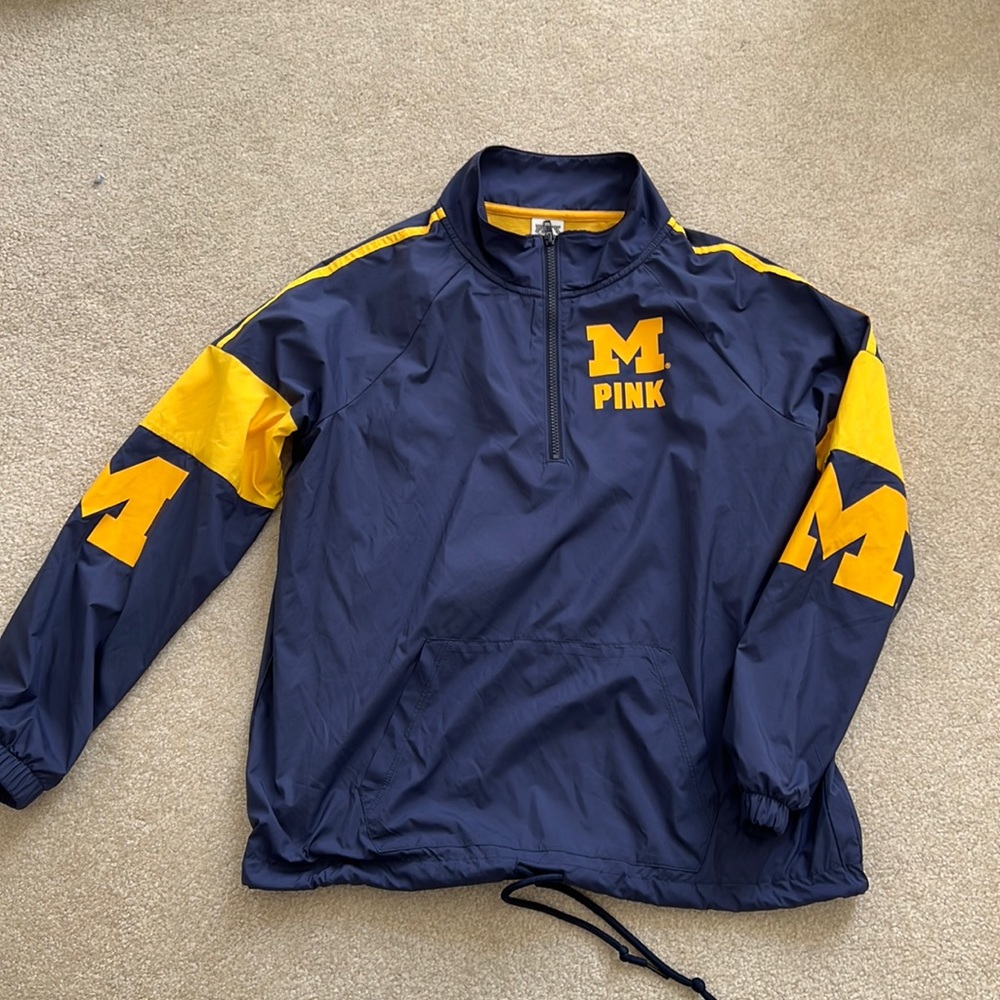 PINK University of Michigan Windbreaker